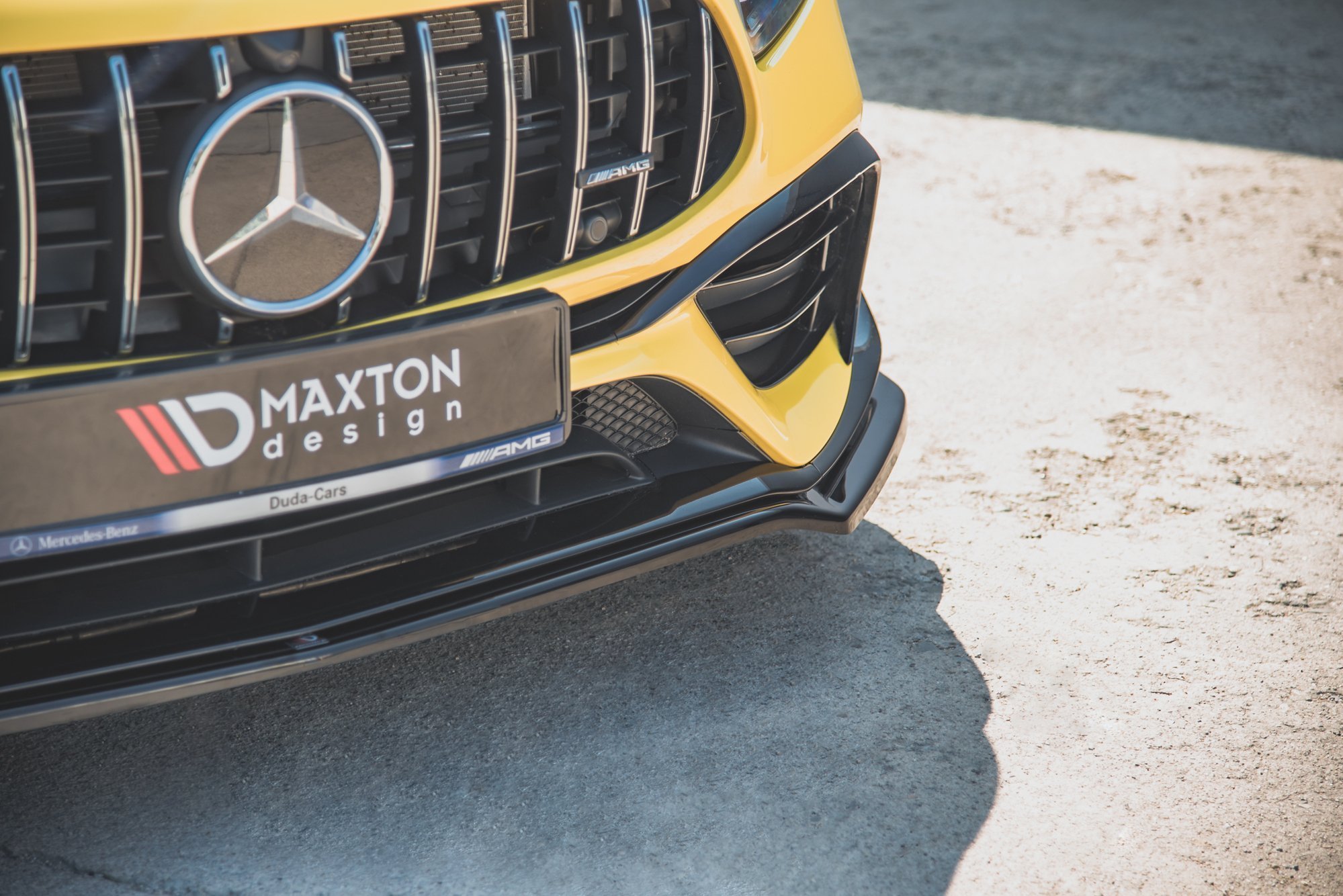 Maxton Design Передний сплиттер V.1 для Mercedes-AMG A 45 S Aero Pack W177 — изображение 4