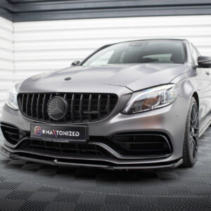 Maxton Design Передний сплиттер V1 для Mercedes-AMG C63 Седан / Универсал W205 (рестайлинг)