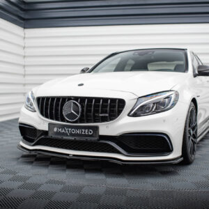 Maxton Design Передний сплиттер V.1 для Mercedes-AMG C63 Седан / Универсал W205 / S205