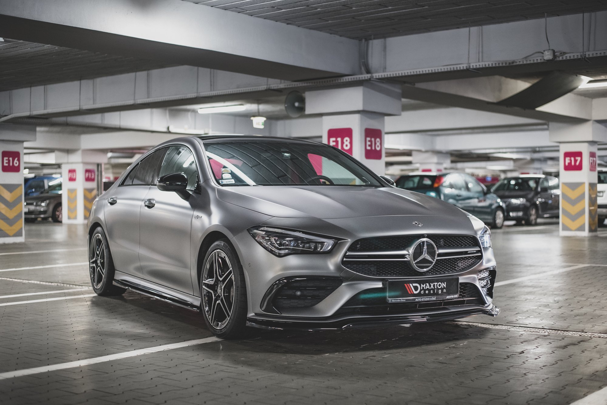 Maxton Design Передний сплиттер V.1 для Mercedes-AMG CLA 35 Aero C118 — изображение 3