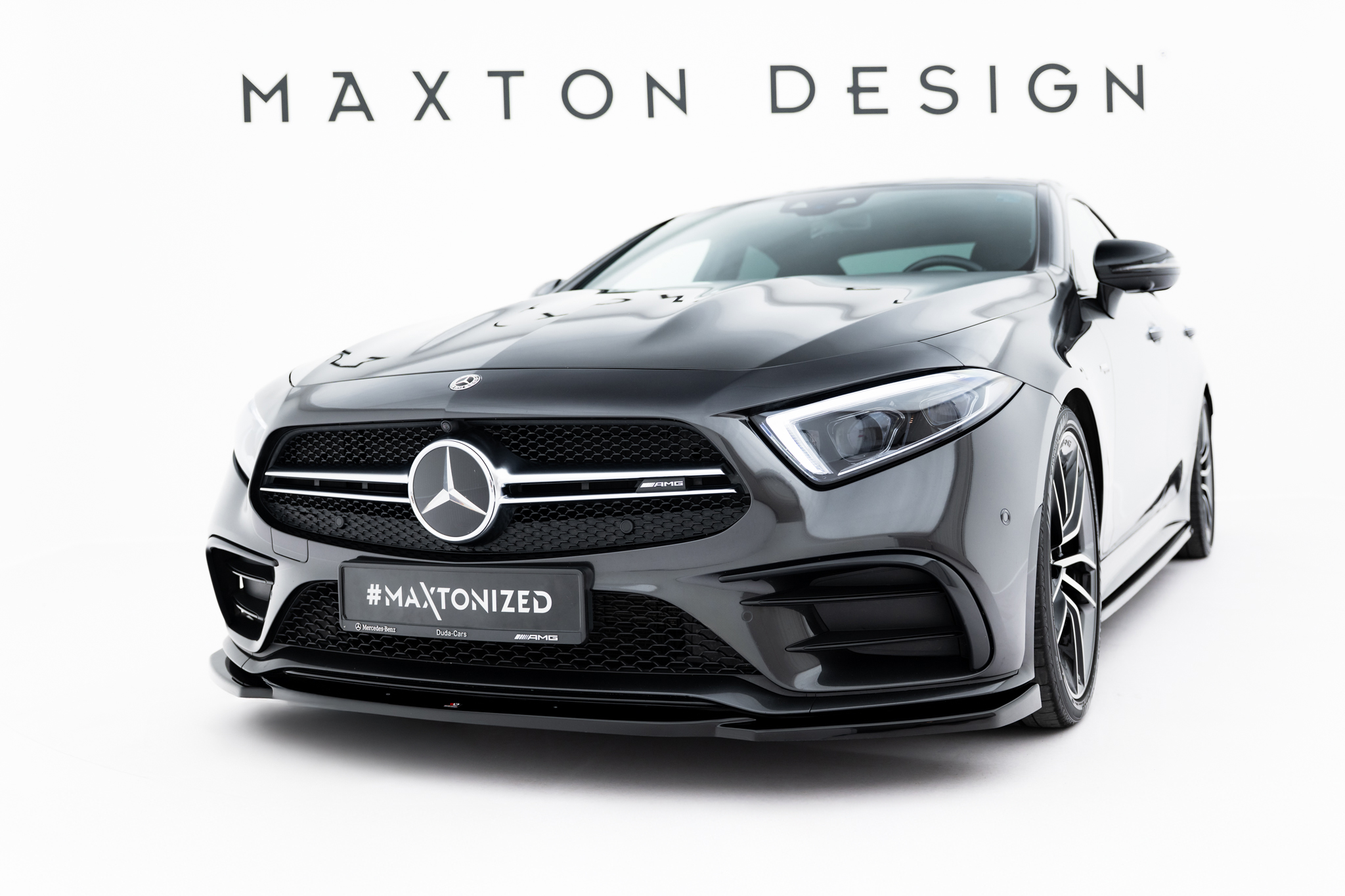 Maxton Design Передний сплиттер V.1 для Mercedes-AMG CLS 53 C257