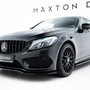 Maxton Design Передний сплиттер V.1 Mercedes-Benz C Coupe AMG-Line C205