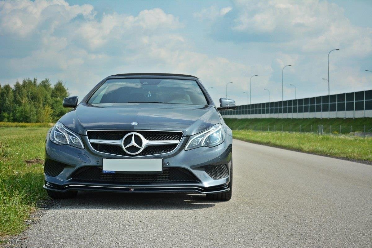 Maxton Design Передний сплиттер V.1 Mercedes-Benz E Coupe / Cabrio C207 Facelift / A207 Facelit