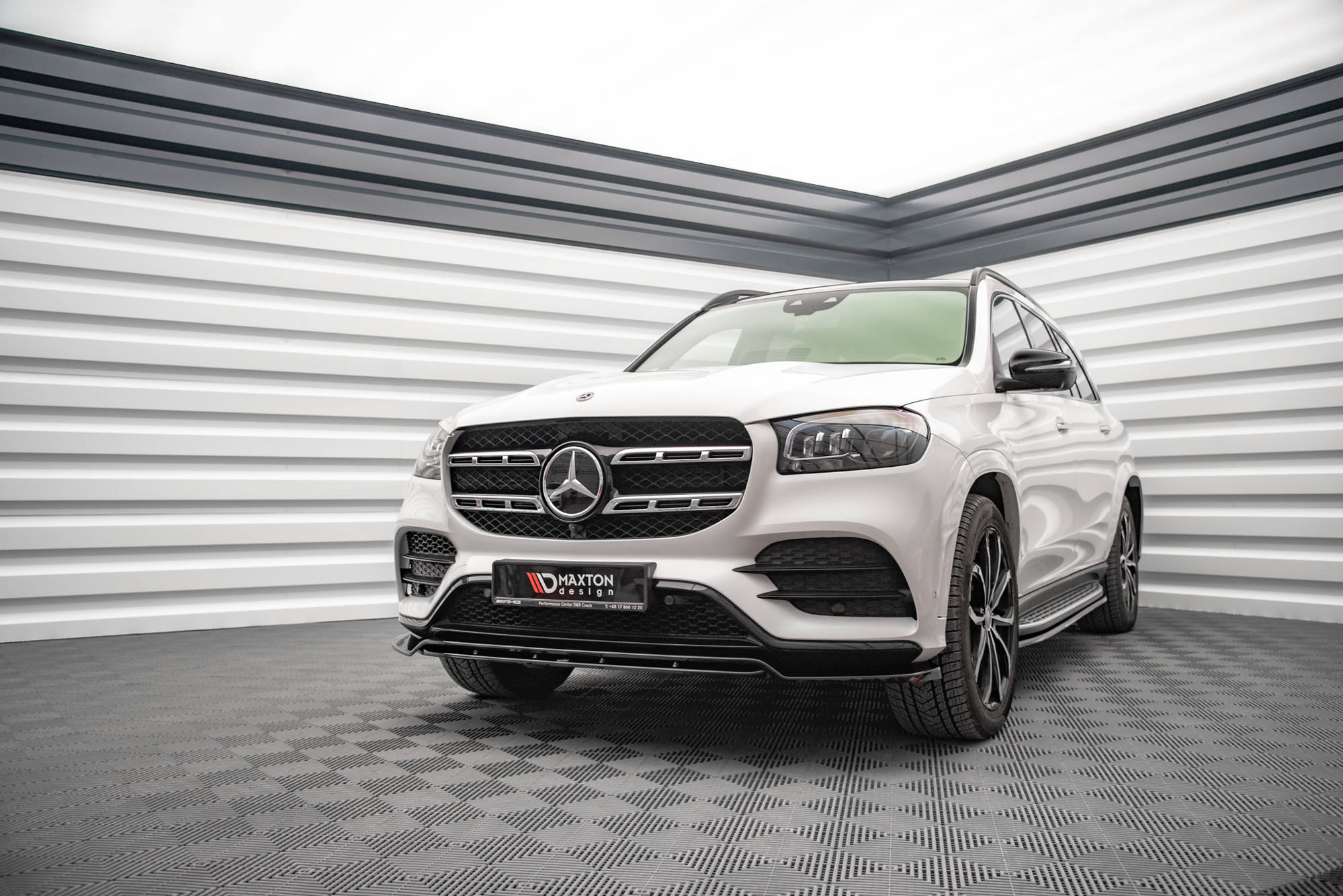 Maxton Design Передний сплиттер V.1 Mercedes-Benz GLS AMG-Line X167
