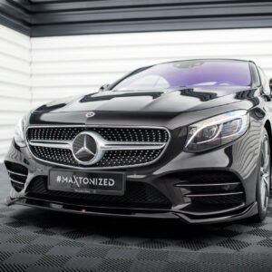Maxton Design Передний сплиттер V.1 Mercedes-Benz S Coupe AMG-Line C217 Facelift