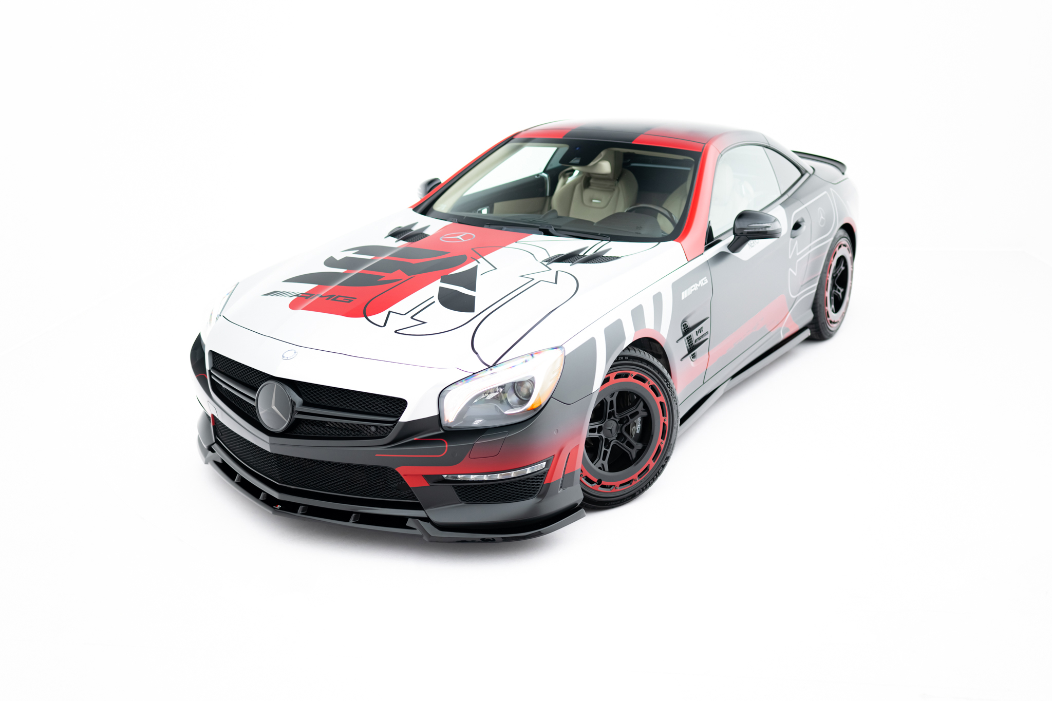 Maxton Design Передний сплиттер V.1 Mercedes-Benz SL 63 AMG R231 — изображение 2