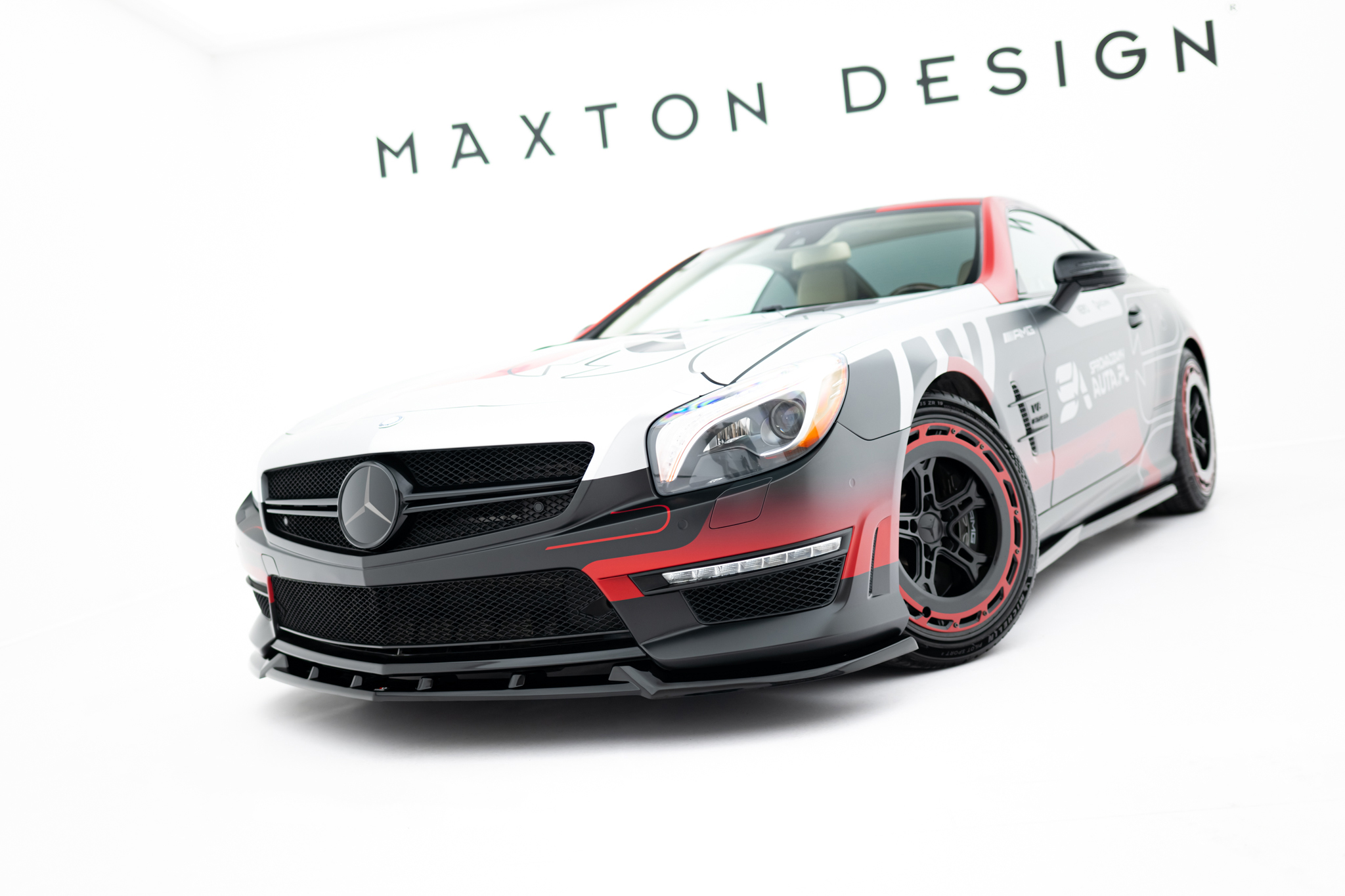 Maxton Design Передний сплиттер V.1 Mercedes-Benz SL 63 AMG R231
