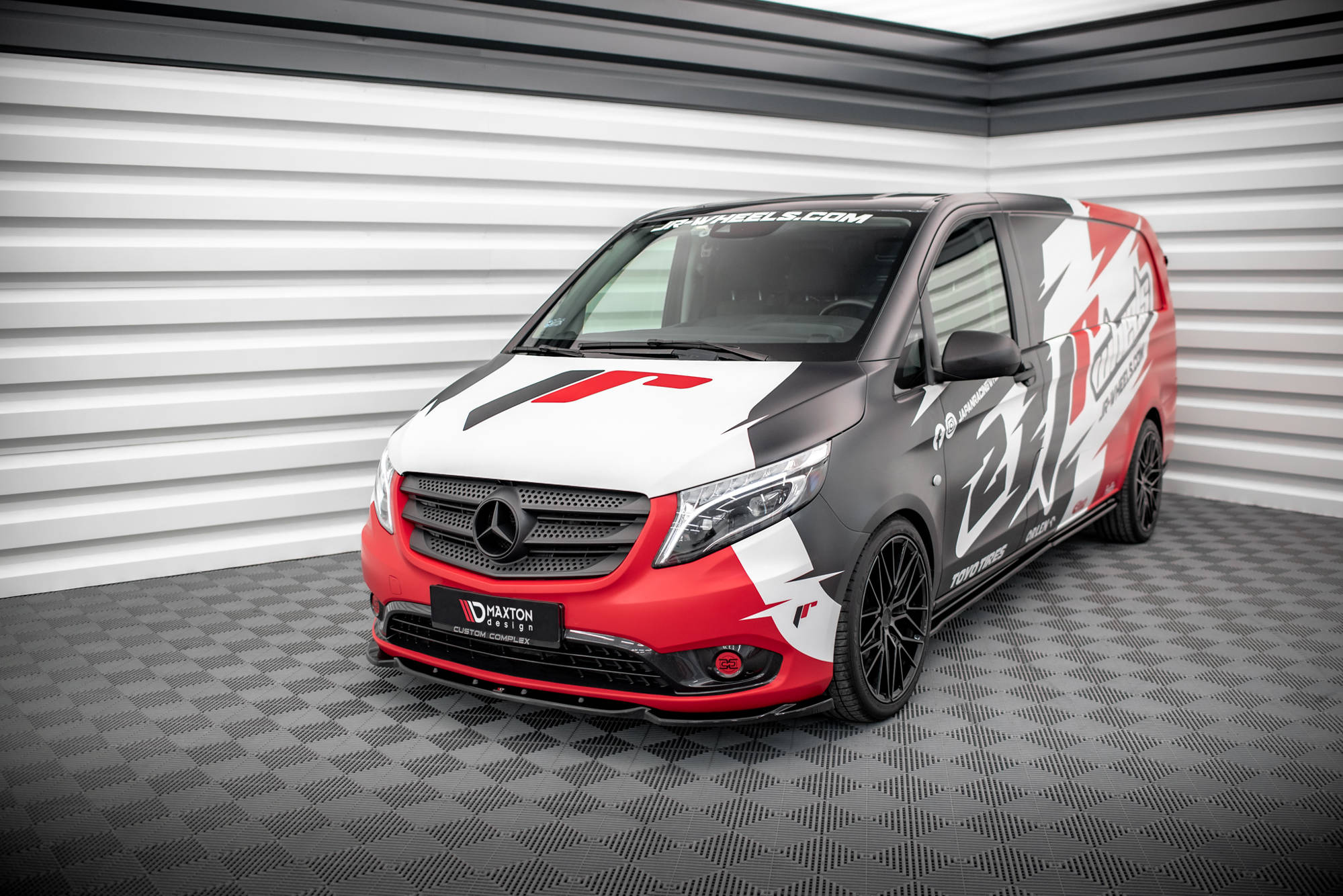 Maxton Design Передний сплиттер V.1 для Mercedes-Benz Vito W447 (рестайлинг)