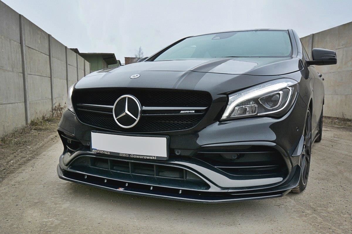 Maxton Design Передний сплиттер V.1 Mercedes CLA A45 AMG C117 (рестайлинг)
