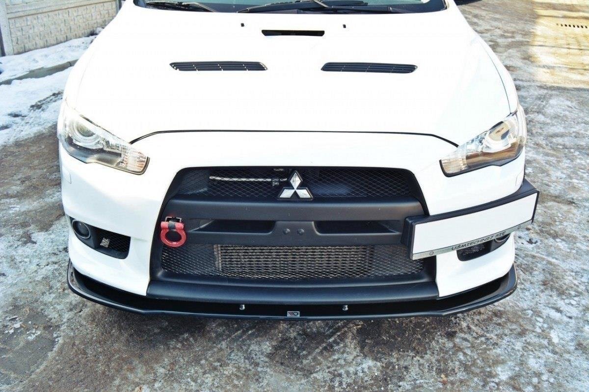 Maxton Design Передний сплиттер V.1 для Mitsubishi Lancer Evo X — изображение 2