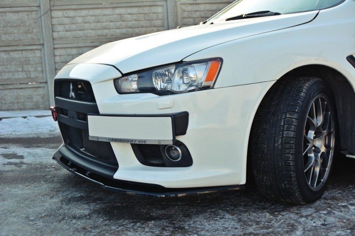 Maxton Design Передний сплиттер V.1 для Mitsubishi Lancer Evo X — изображение 3