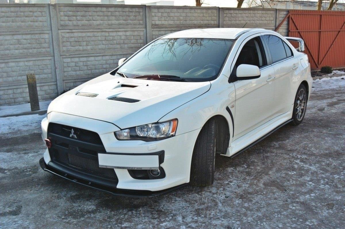 Maxton Design Передний сплиттер V.1 для Mitsubishi Lancer Evo X — изображение 4