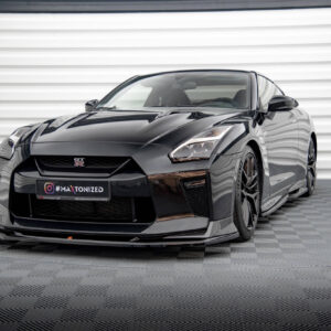 Maxton Design Передний сплиттер V.1 для Nissan GTR R35 (рестайлинг)