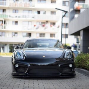 Maxton Design Передний сплиттер V.1 для Porsche Cayman Mk2 981C