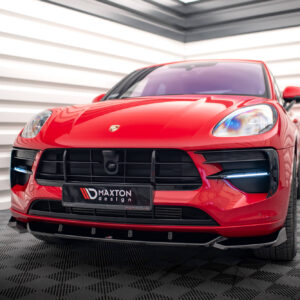 Maxton Design Передний сплиттер V.1 для Porsche Macan GTS / Sport Design Mk1 Facelift