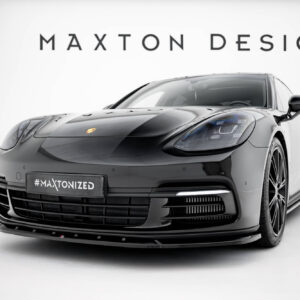 Maxton Design Передний сплиттер V.1 Porsche Panamera E-Hybrid / Panamera 4S 971