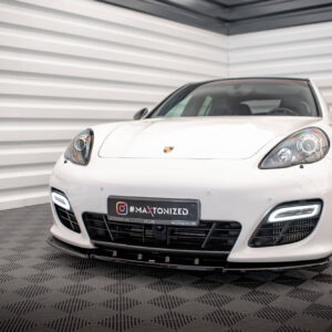 Maxton Design Передний сплиттер V.1 для Porsche Panamera Turbo Sport Design Package 970