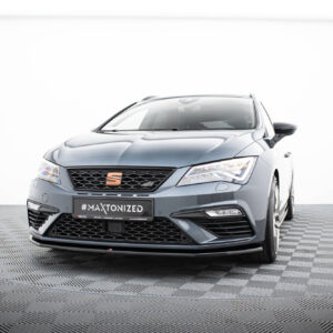 Maxton Design Передний сплиттер V.1 для Seat Leon Cupra / FR Mk3 FL