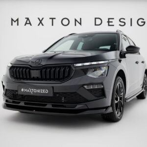 Maxton Design Передний сплиттер V.1 для Skoda Kamiq Monte Carlo Mk1 (рестайлинг)