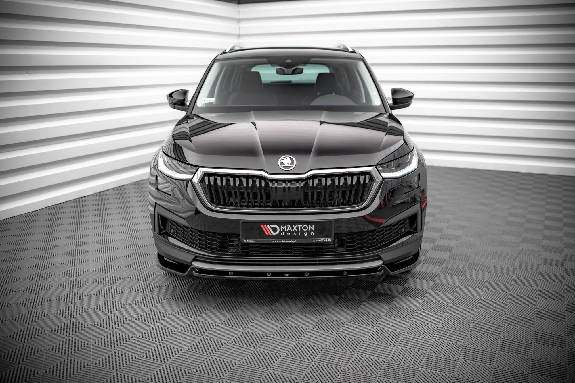 Maxton Design Передний сплиттер V.1 Skoda Kodiaq Mk1 Facelift — изображение 2