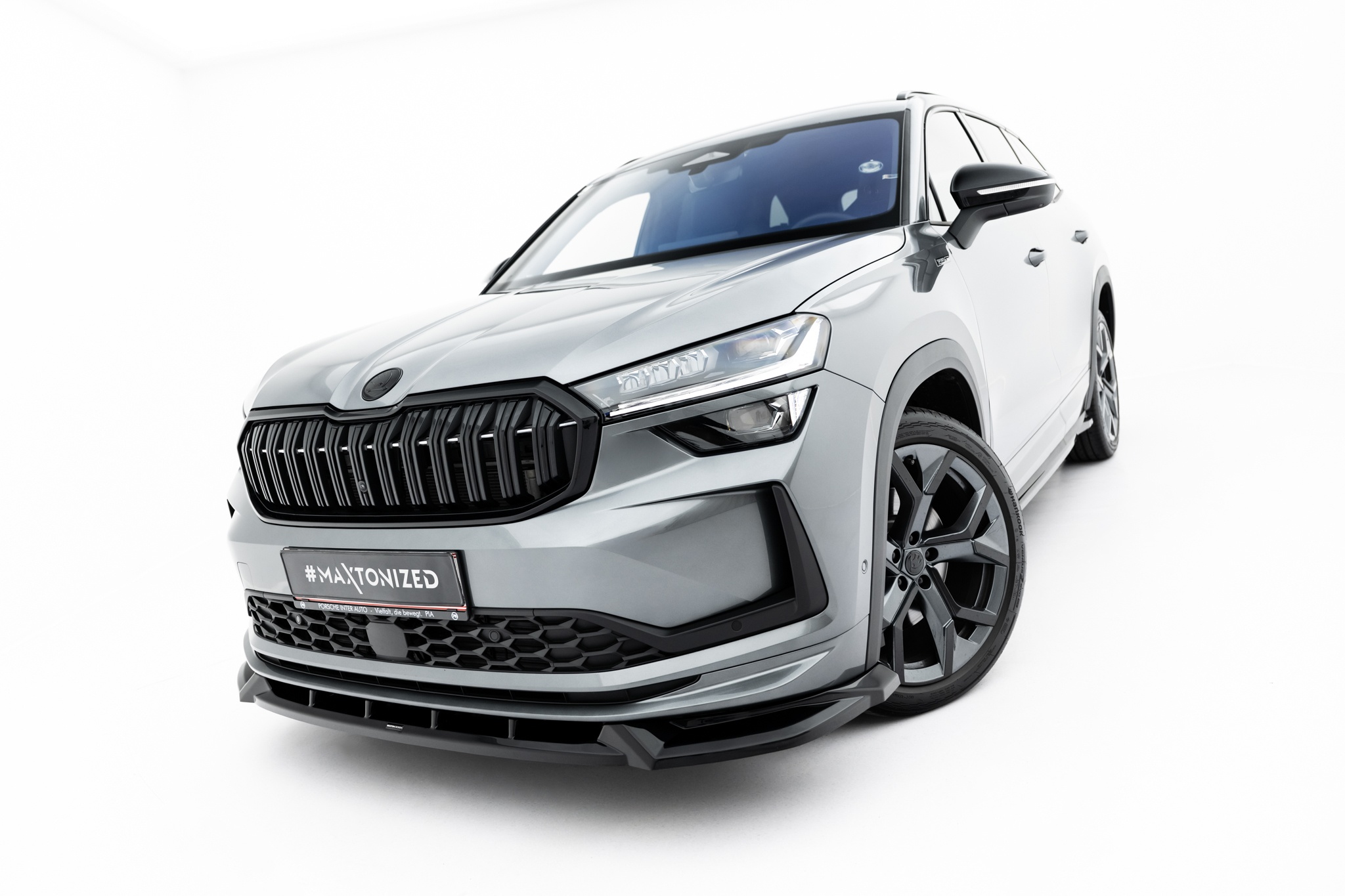 Maxton Design Передний сплиттер V.1 Skoda Kodiaq Sportline Mk2