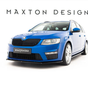 Maxton Design Передний сплиттер V.1 Skoda Octavia RS Mk3