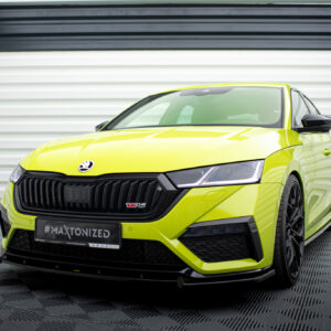 Maxton Design Передний сплиттер V.1 Skoda Octavia RS Mk4