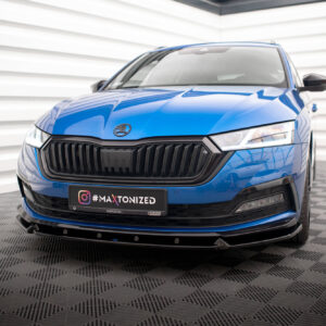 Maxton Design Передний сплиттер V.1 Skoda Octavia Sportline Mk4
