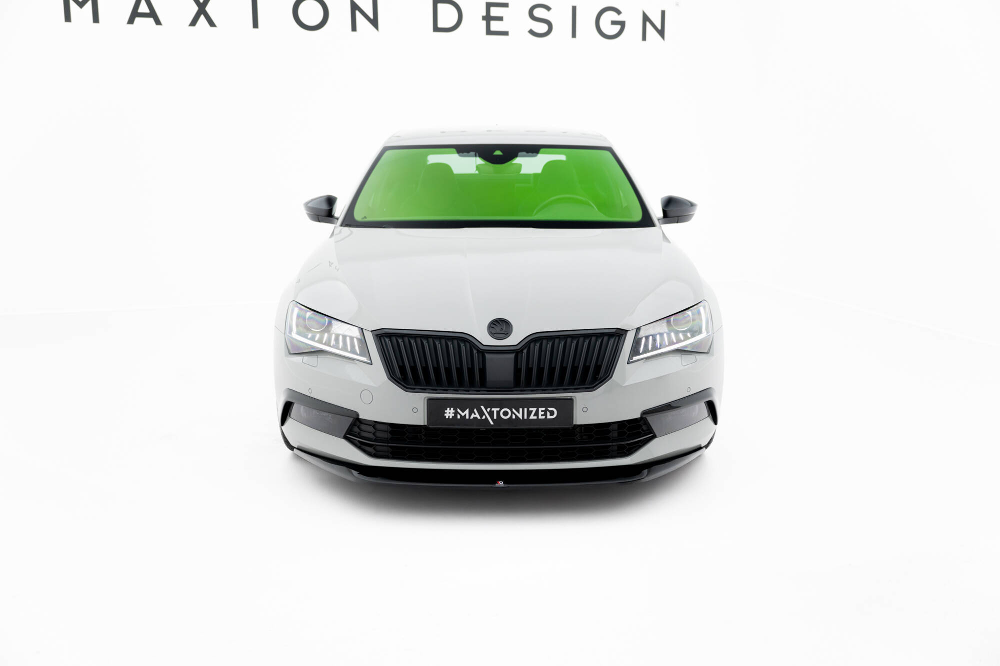 Maxton Design Передний сплиттер V.1 Skoda Superb Liftback/Combi Mk3 — изображение 2