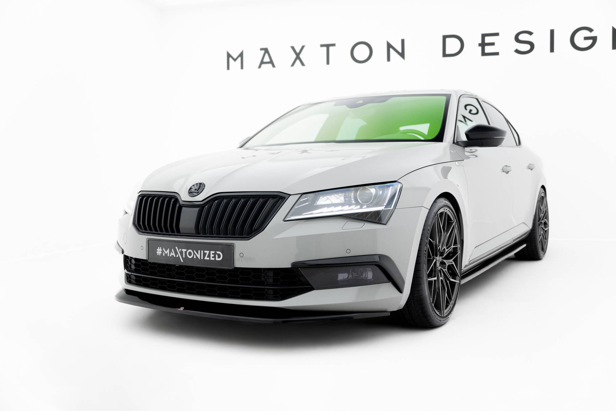 Maxton Design Передний сплиттер V.1 Skoda Superb Liftback/Combi Mk3