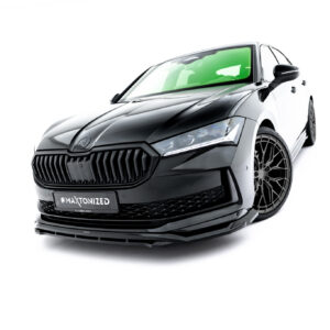 Maxton Design Передний сплиттер V.1 Skoda Superb Sportline Mk4
