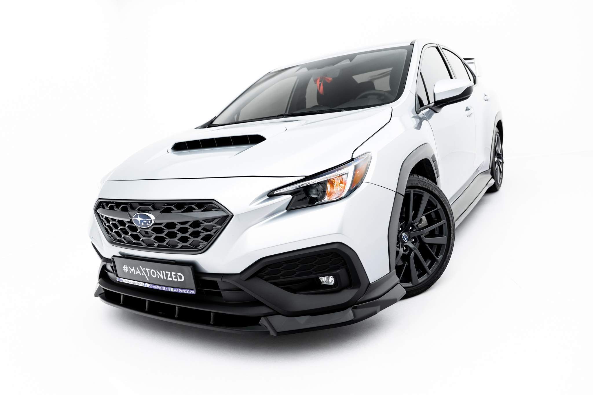 Maxton Design Передний сплиттер V.1 для Subaru WRX STI Mk2