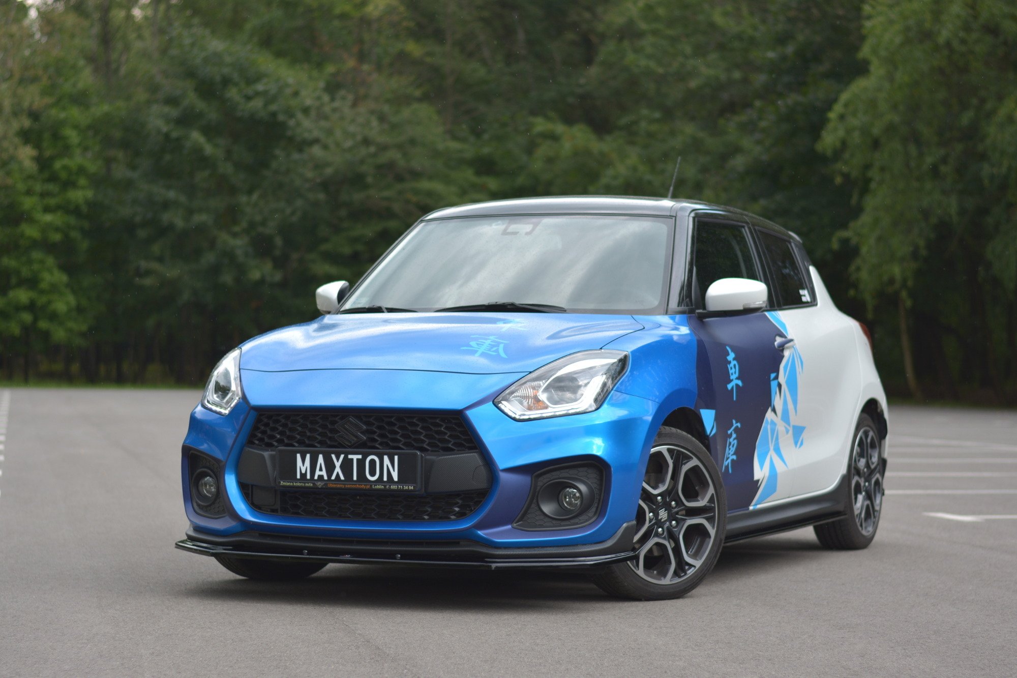 Maxton Design Передний сплиттер V.1 для Suzuki Swift 6 Sport