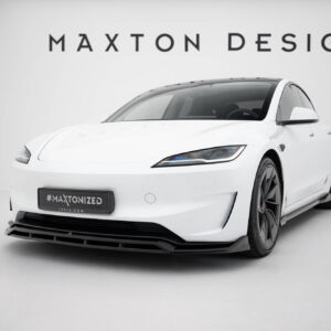 Maxton Design Передний сплиттер V.1 для Tesla Model 3 Performance Mk1 Facelift