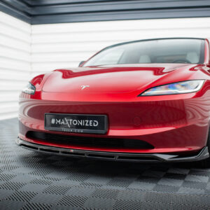 Maxton Design Передний сплиттер V.1 для Tesla Model 3 Project Highland (рестайлинг)
