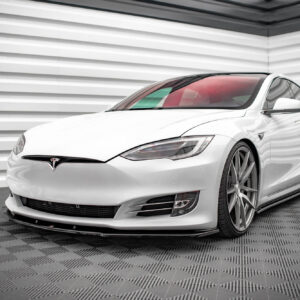 Maxton Design Передний сплиттер V.1 для Tesla Model S (рестайлинг)