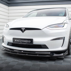 Maxton Design Передний сплиттер V.1 для Tesla Model X Mk1 (рестайлинг)