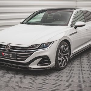 Maxton Design Передний сплиттер V.1 Volkswagen Arteon R-Line Седан / Shooting Brake Mk1 Фейслифт