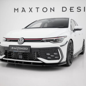 Maxton Design Передний сплиттер V.1 для Volkswagen Golf GTI / GTE / R-Line Mk8 (рестайлинг)