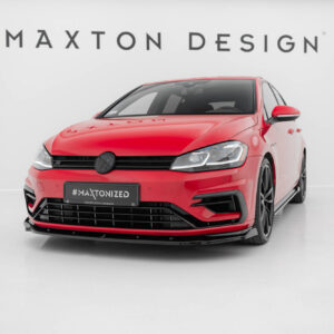 Maxton Design Передний сплиттер V.1 для Volkswagen Golf R / R-Line Mk7 (рестайлинг)
