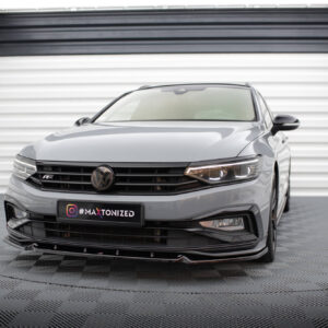 Maxton Design Передний сплиттер V.1 Volkswagen Passat R-Line B8 Facelift