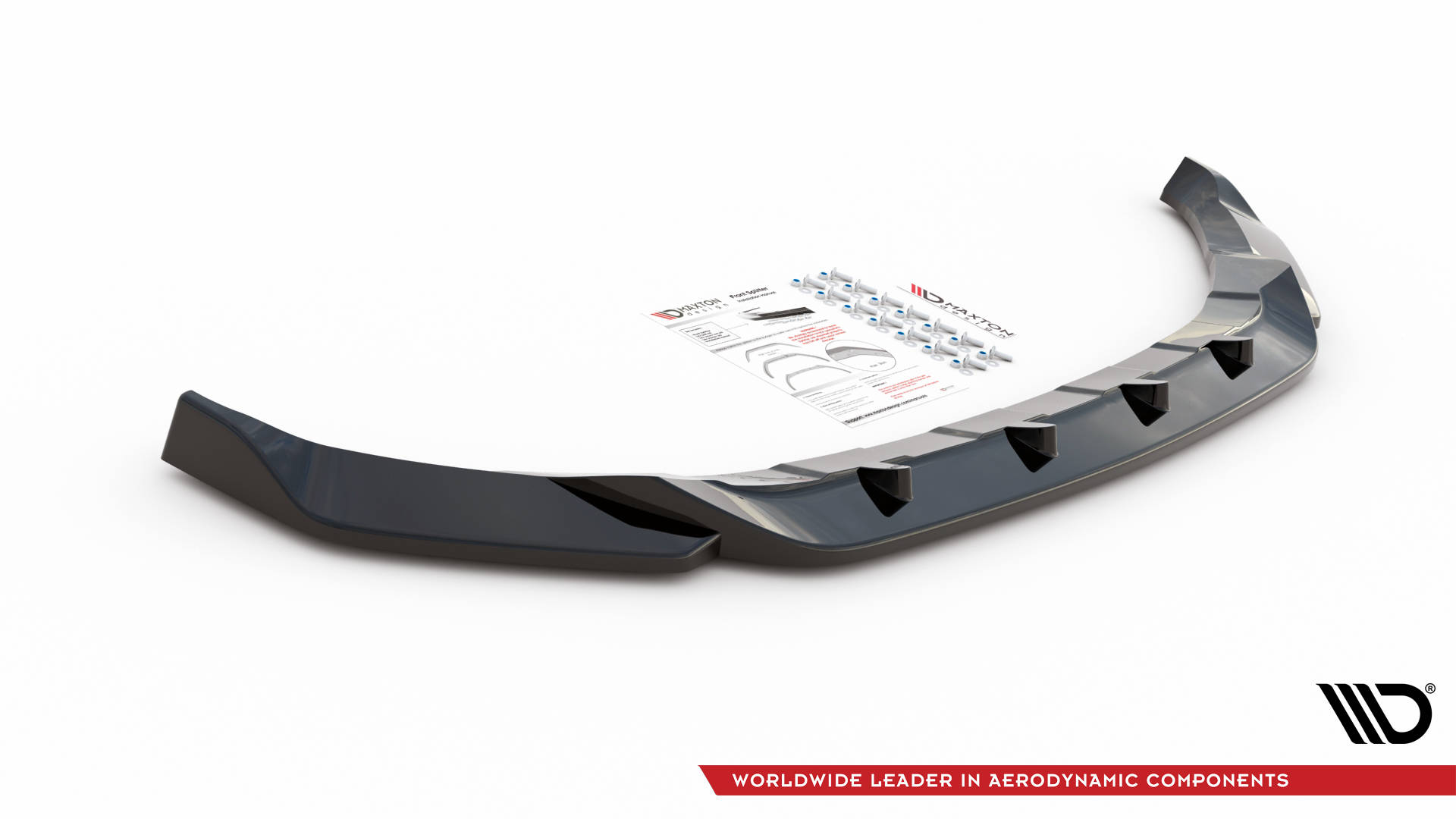 Maxton Design Передний сплиттер V.1 для Volkswagen T-Roc Mk1 — изображение 3