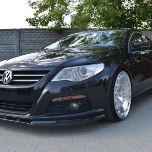Maxton Design Передний сплиттер V.1 для VW Passat CC Preface Model, стандартный бампер.