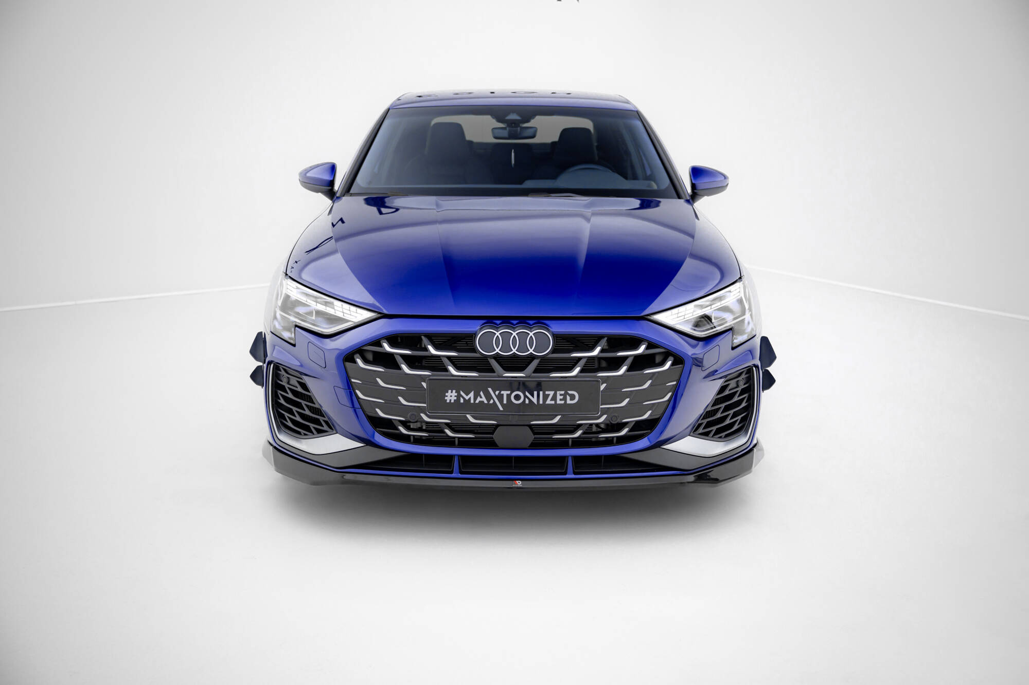 Maxton Design Передний сплиттер V.2 для Audi A3 S-Line Sedan / S3 Sedan 8Y Facelift — изображение 2
