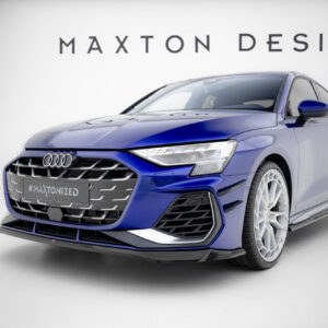 Maxton Design Передний сплиттер V.2 для Audi A3 S-Line Sedan / S3 Sedan 8Y Facelift