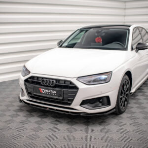 Maxton Design Передний сплиттер V2 для Audi A4 B9 (рестайлинг)