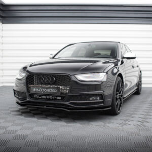 Maxton Design Передний сплиттер V.2 для Audi A4 S-Line / S4 B8 (рестайлинг)