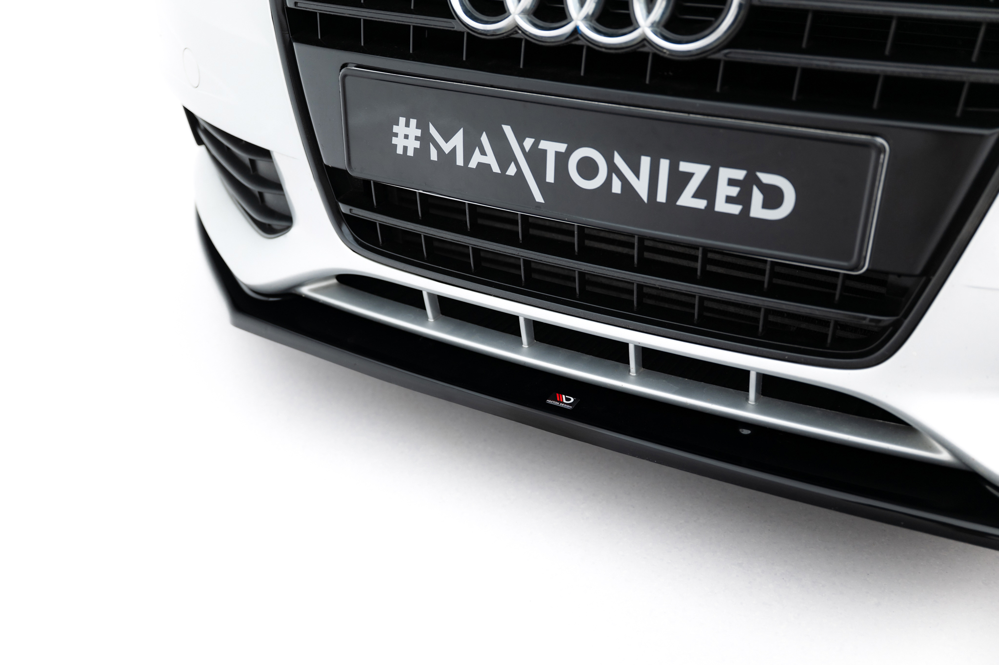 Maxton Design Передний сплиттер V.2 Audi A4 Sedan / Avant B8 — изображение 3