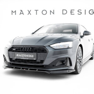 Maxton Design Передний сплиттер V2 для Audi A5 F5 (рестайлинг)