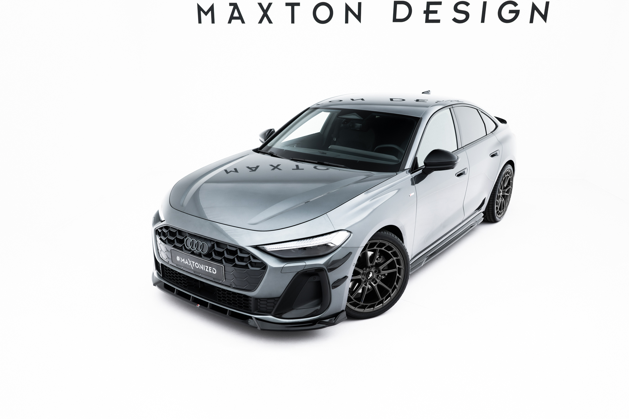 Maxton Design Передний сплиттер V.2 для Audi A5 S-Line / S5 Sedan / Avant B10 — изображение 2